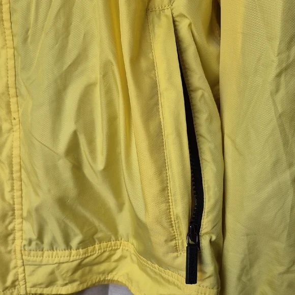 DKNY Men's Vibrant Yellow Windbreaker- XXL - Picture 5 of 15